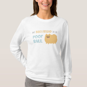 T-shirt Chien pelucheux drôle de boule de pédé de