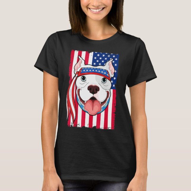 T-shirt Chien Pitbull (Devant)