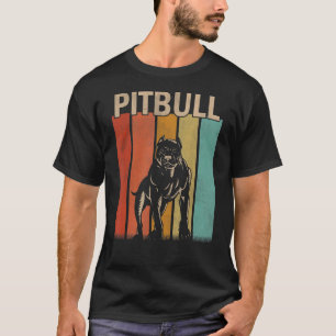 T-shirt Chien Pitbull en Détresse Hommes Femmes Enfant C