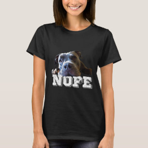 T-shirt Chien Pitbull Paresseux Drôle Non Amoureux de Pitb