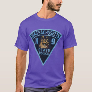 T-shirt Chien policier de l'État du Massachusetts Berger a