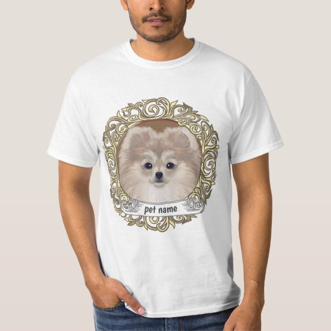 T-shirt Chien Poméranie  (Devant)