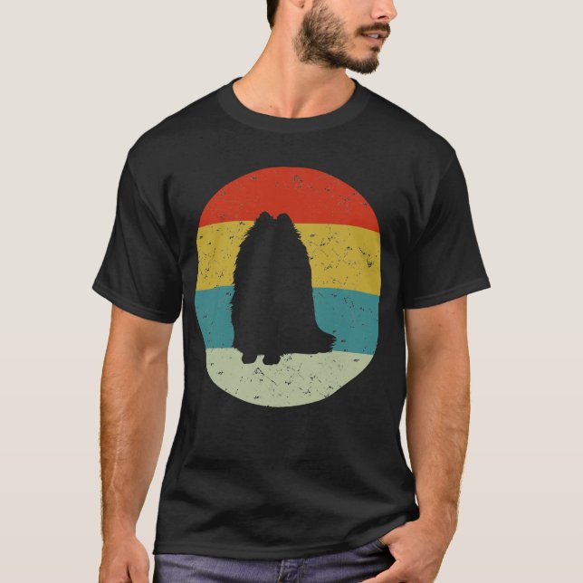 T-shirt chien poméranien (Devant)