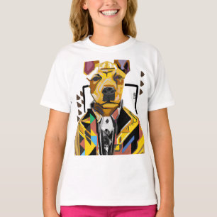 T-shirt Chien portant un costume : Art numérique