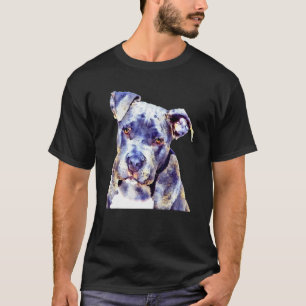 T-shirt Chien Portrait Filtre Photo Chien Chien Chien Chie