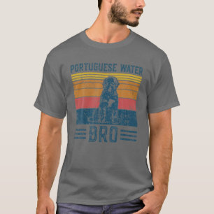 T-shirt Chien Portugais de l'eau Bro - Portugais Vintage d