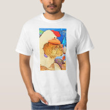 T-shirt chien poulet