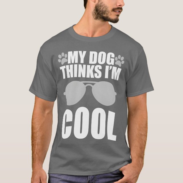 T-shirt Chien pour fille de chien (Devant)