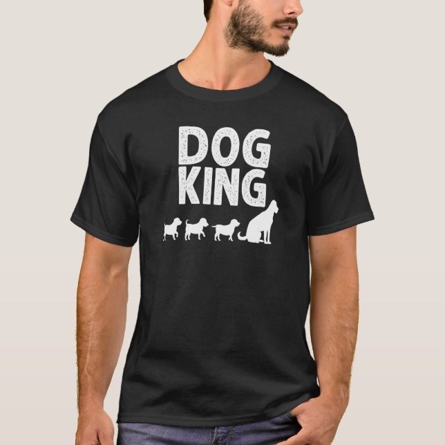 T-shirt Chien pour hommes papa grand-père chien animal chi (Devant)
