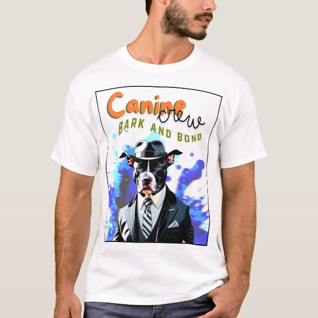 T-shirt Chien Pour tous (Unisex) (Devant)