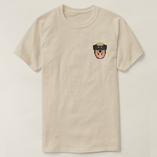 T-shirt Chien pourcentage Rottweiler (Design devant)