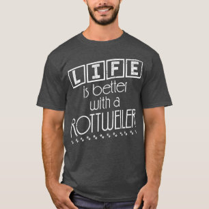 T-shirt Chien propriétaire Cadeau Aimer Chiens Rottweiler