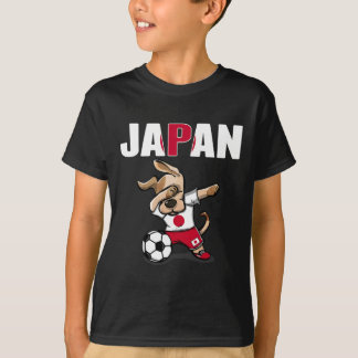 T-shirt Chien qui fait dabbing Japon Maillot de supporters