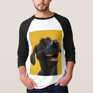 T-shirt chien qui rit