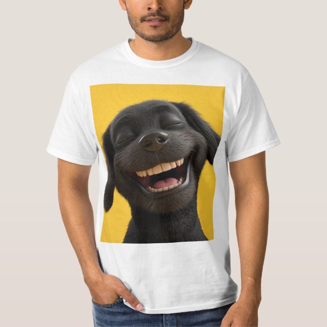 T-shirt chien qui rit (Devant)