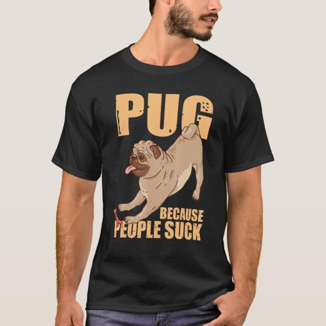 T-shirt Chien race Animaux de compagnie Chien amusant Carl (Devant)