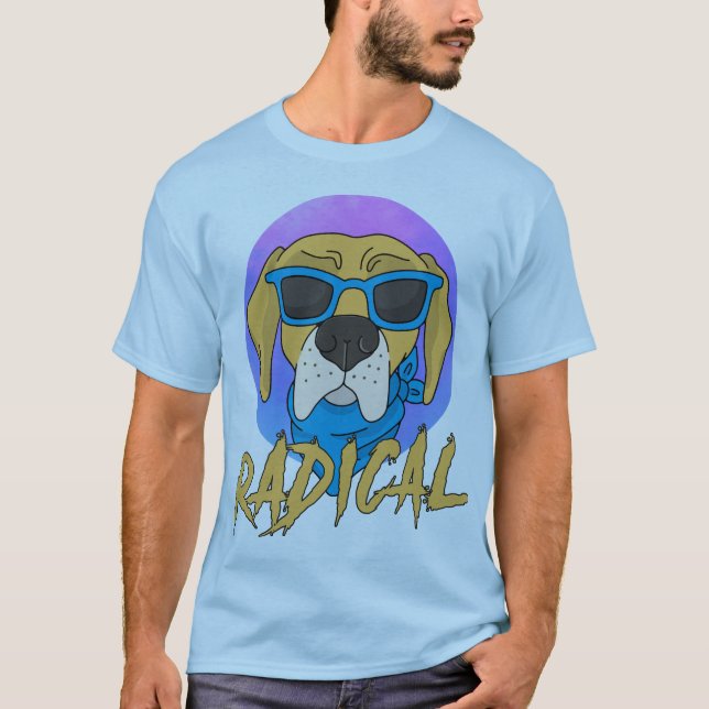 T-shirt Chien radical (Devant)