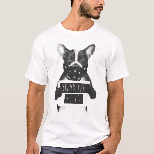 T-shirt Chien rebelle (Devant)