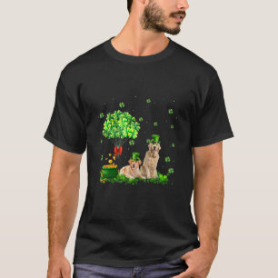 T-shirt Chien Retriever doré Saint-Patrick Cute Shamro