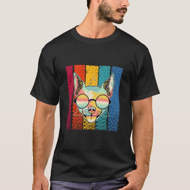 T-shirt Chien rétro (Devant)
