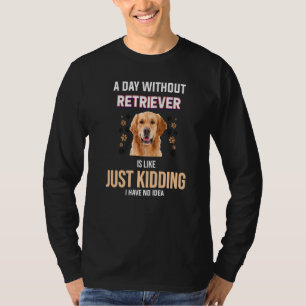 T-shirt Chien Rétro Vintage Citation Golden Retriever Fur