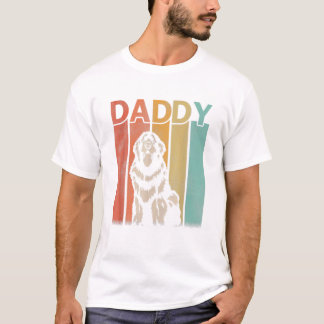 T-shirt Chien Retro Vintage papa