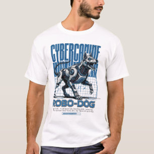 T-shirt Chien Robo – Canin Cybernétique Futuriste