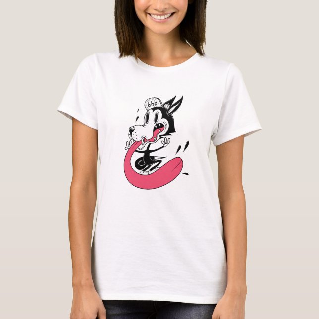 T-shirt Chien rockeur (Devant)