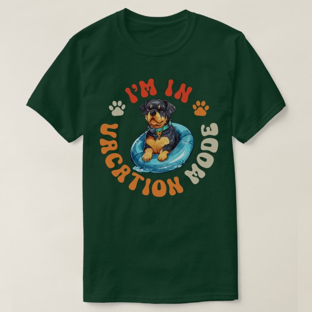 T-shirt Chien Rottie (Design devant)