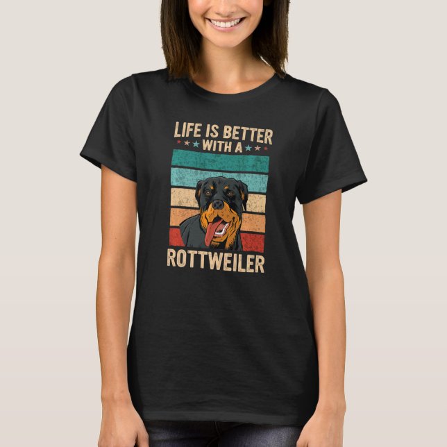 T-shirt Chien Rottweiler (Devant)