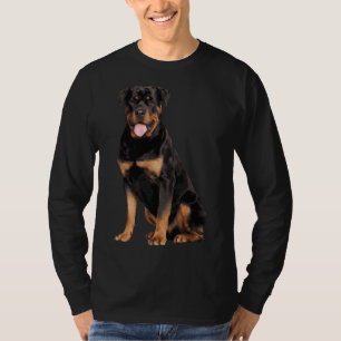 T-shirt Chien Rottweiler réaliste mignon