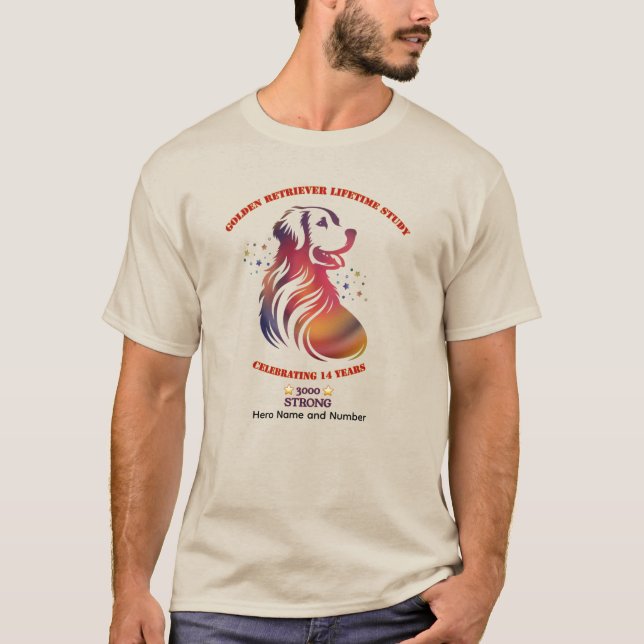 T-shirt Chien Rouge GRLS  (Devant)
