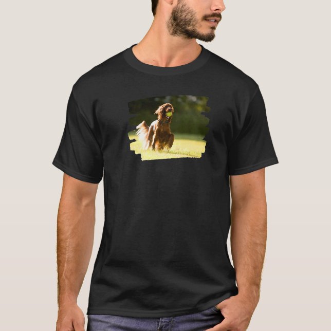T-shirt Chien rouge irlandais (Devant)