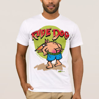 T-shirt Chien Rude