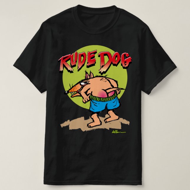 T-shirt Chien Rude (Design devant)