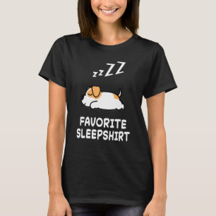 T-shirt Chien Russel Terrier Chiens Nap Sommeil dormant Py