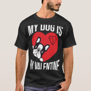 T-shirt Chien Saint Valentin Hommes Femmes
