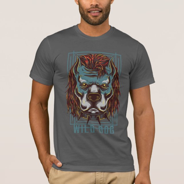 T-shirt Chien sauvage (Devant)