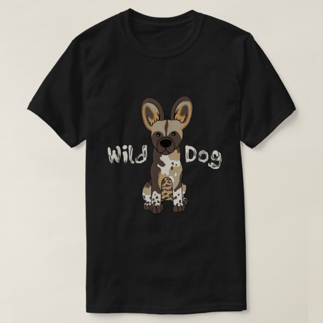 T-shirt Chien sauvage africain (Design devant)