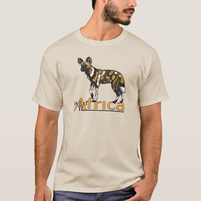 T-shirt Chien sauvage africain (Devant)