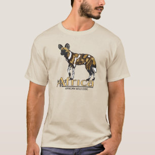 T-shirt Chien sauvage africain