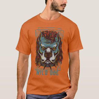T-shirt chien sauvage amis vintages