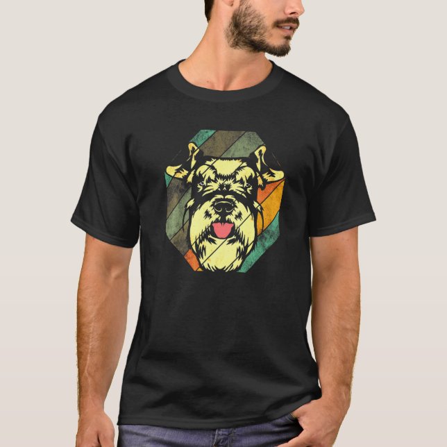 T-shirt Chien Schnauzer Chien Schnauzer Chien Schnauzer Vi (Devant)