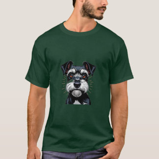 T-shirt Chien Schnauzer nain