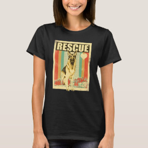T-shirt Chien Secouru vintage Berger allemand