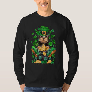 T-shirt Chien Shamrock de Tzudog mignon Iris