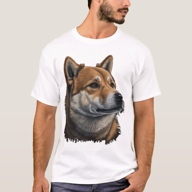 T-shirt Chien Shiba Inu (Devant)