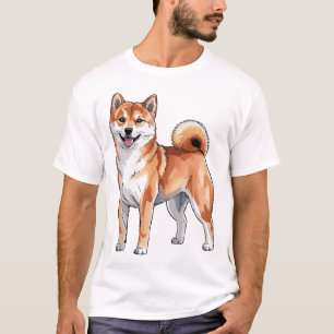 T-shirt Chien Shiba Inu - Mignon et Heureux