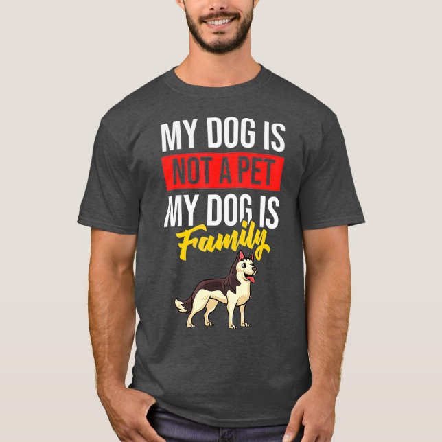T-shirt Chien sibérien Chien Chien Chien Chien Chien Chien (Devant)