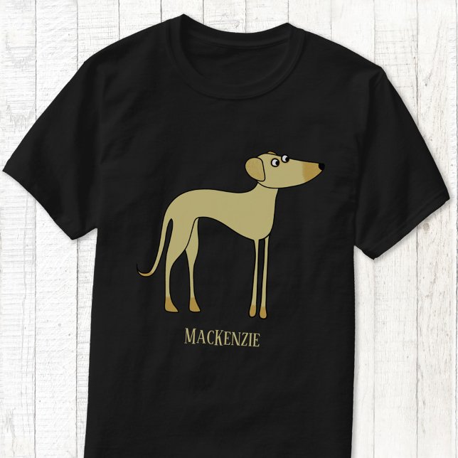 T-shirt Chien Sloughi (Sloughi Saluki personalized name dog lover t-shirt)